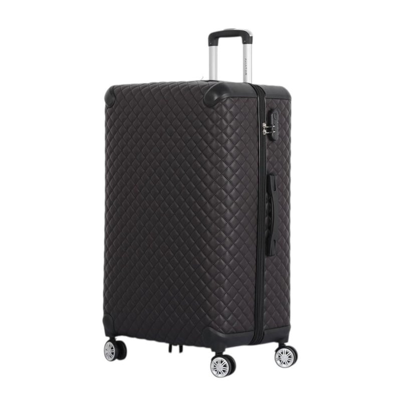 أفياتور طقم حقائب سفر فاخرة ومحصنة - 5 قطع (3 ترولي + 2 حقيبة يد) بتغطية جلدية ومقاومة للكسر - Image 4